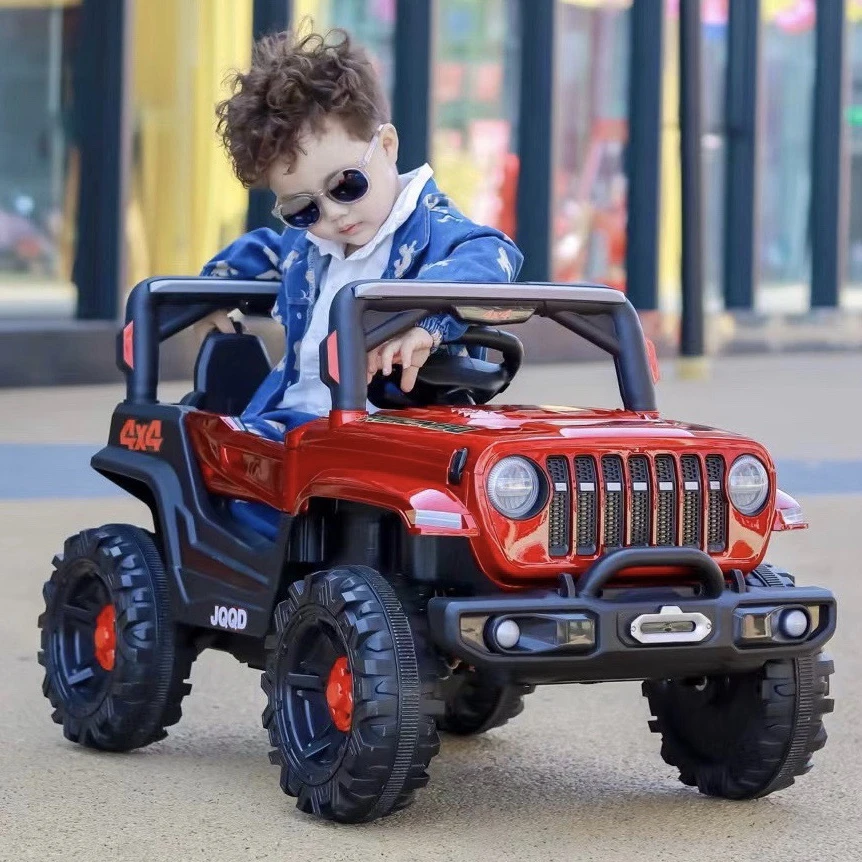 儿童电动车汽车四轮1-5岁遥控玩具车可坐小孩越野童车宝宝玩具车