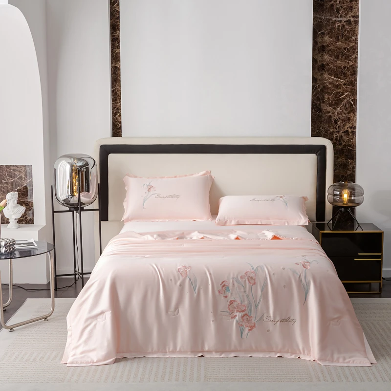 2024新款爆款冰丝夏被空调被夏季天丝夏被夏天被子全套可机洗丝滑