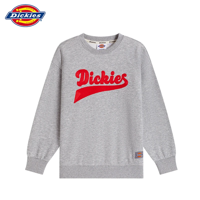Dickies童装加绒卫衣上衣长袖运动休闲印花圆领儿童241K30LSD227