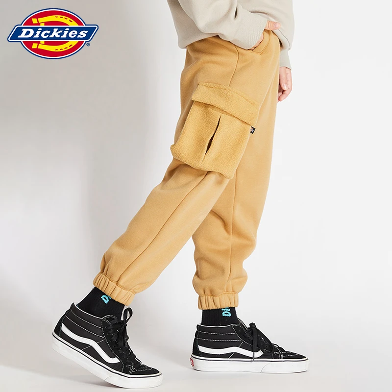 Dickies儿童休闲卫裤侧兜微弹秋冬加绒工装宽松款224K30LSD140