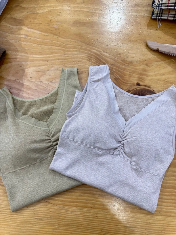 毛巾圈棉女士秋冬加厚保暖背心舒适修身内搭打底衫显瘦百搭