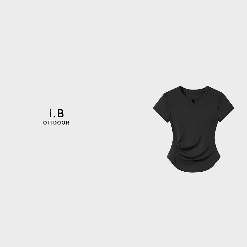 i.B户外 冰丝速干短袖t恤