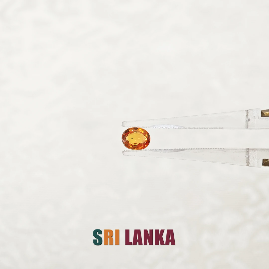 4306-114/斯里兰卡橙色蓝宝石-0.62ct