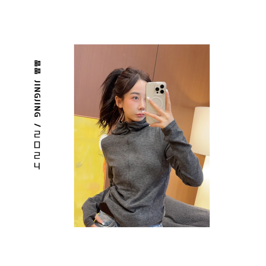 小晶儿JJcloakroom |【精致】冬季连帽舒适隐形拉链上衣