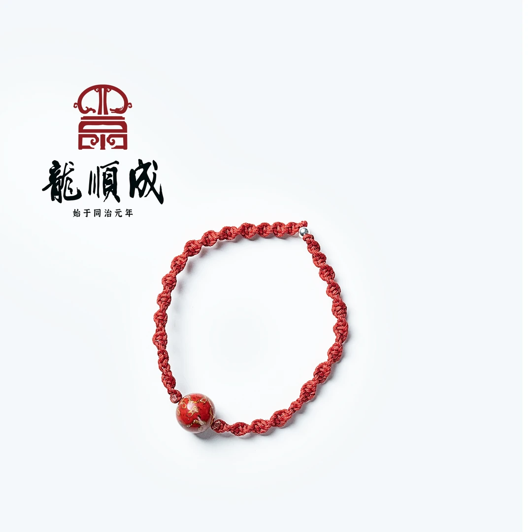 龙顺成非遗大漆 本命年红绳传统文化年代艺术细腻花梨木收藏物品