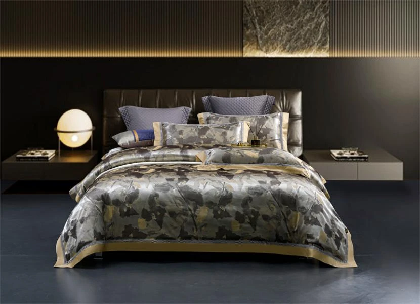 【品牌】轻奢全棉提花四件套床上用品不起球-秋之回忆