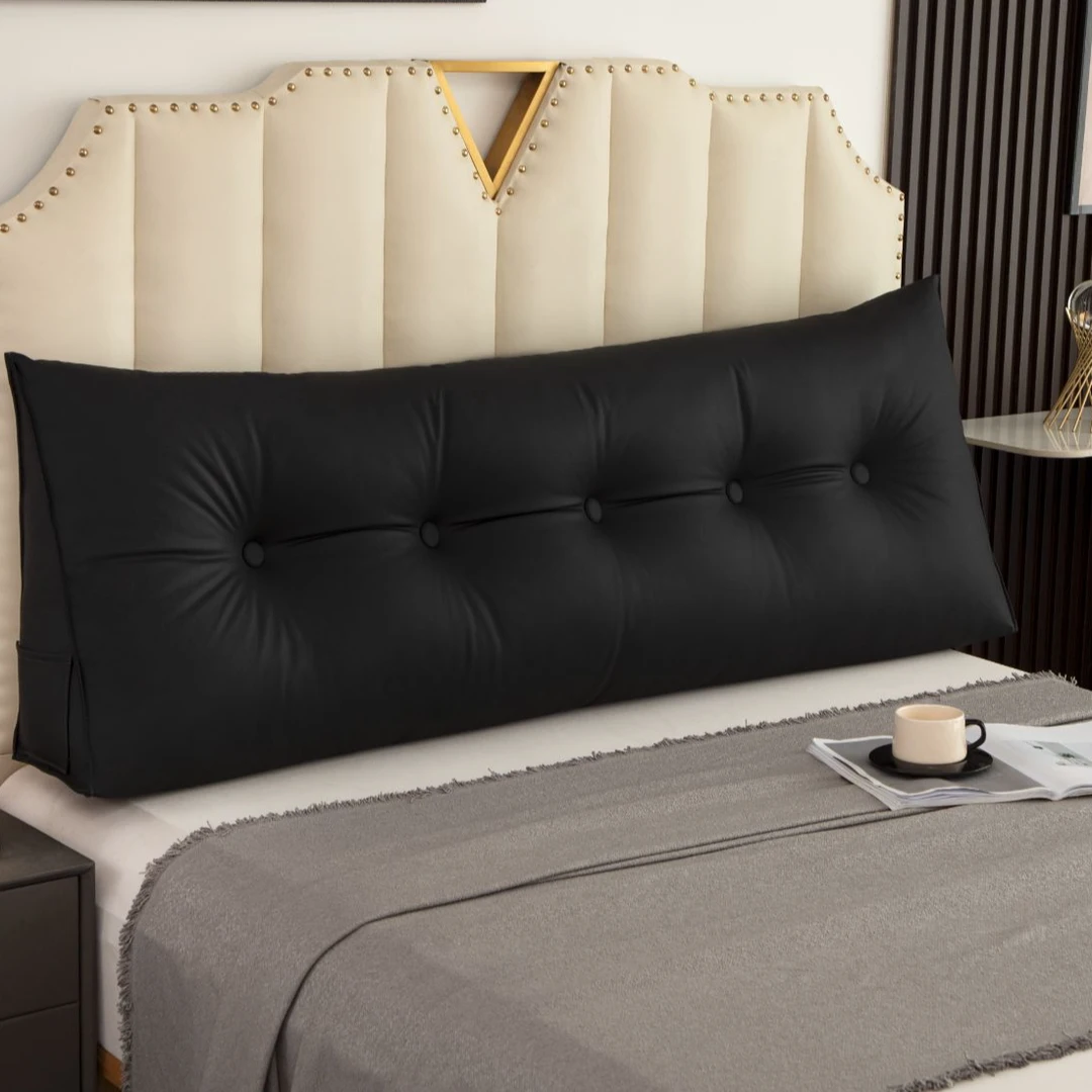 2024新款床头三角大靠垫可拆洗防水卧室榻榻米护腰靠背通用靠枕垫