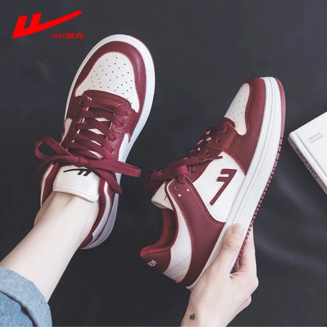 回力女鞋秋季爆款情侣鞋2025新款秋款休闲百搭小白鞋运动板鞋0062