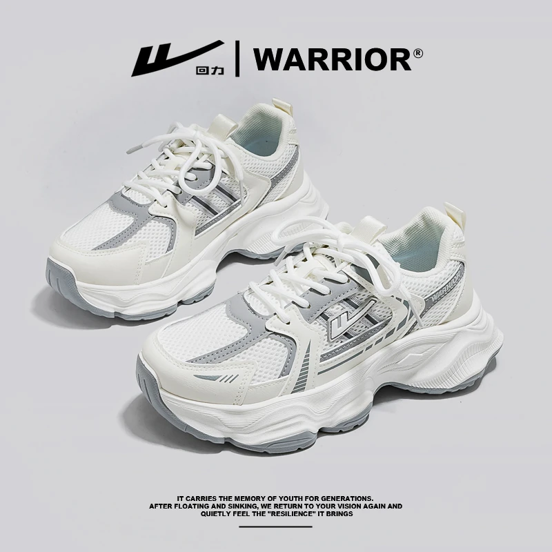 回力女鞋学生时尚休闲鞋2025秋季新款爆款网面透气厚底老爹鞋1559