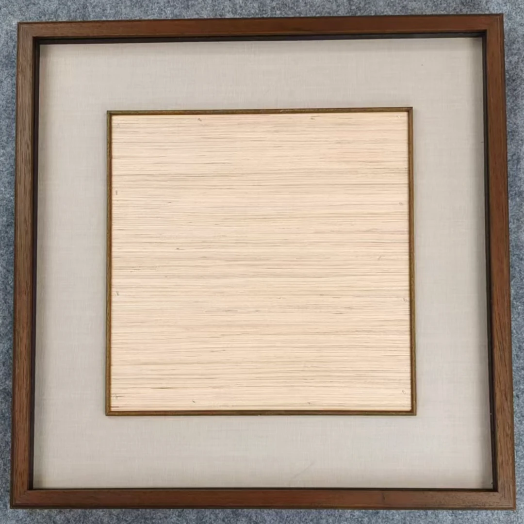 规格50*50上凸框中框 实木可更换画芯山水字画国画书法可定制