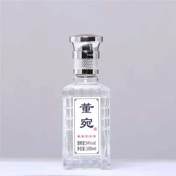 董宛直播专享【54度董宛小方瓶100ml】董香型白酒一瓶54度100ml