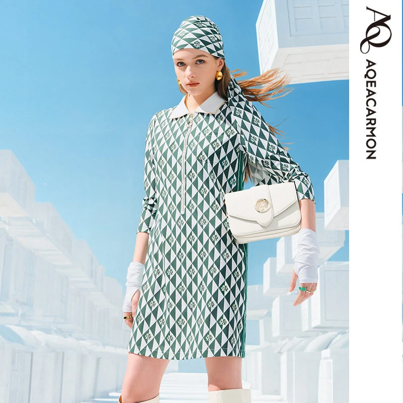 雅格上美 秋季女士连衣裙 A24QF69D11