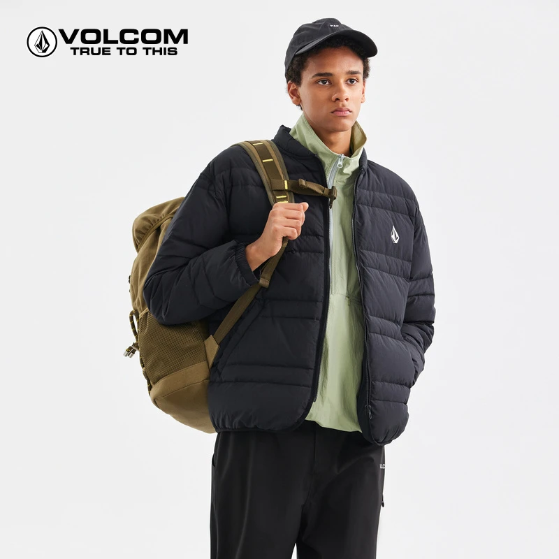 VOLCOM户外休闲保暖秋冬轻薄运动加厚防风宽松羽绒服A1342306