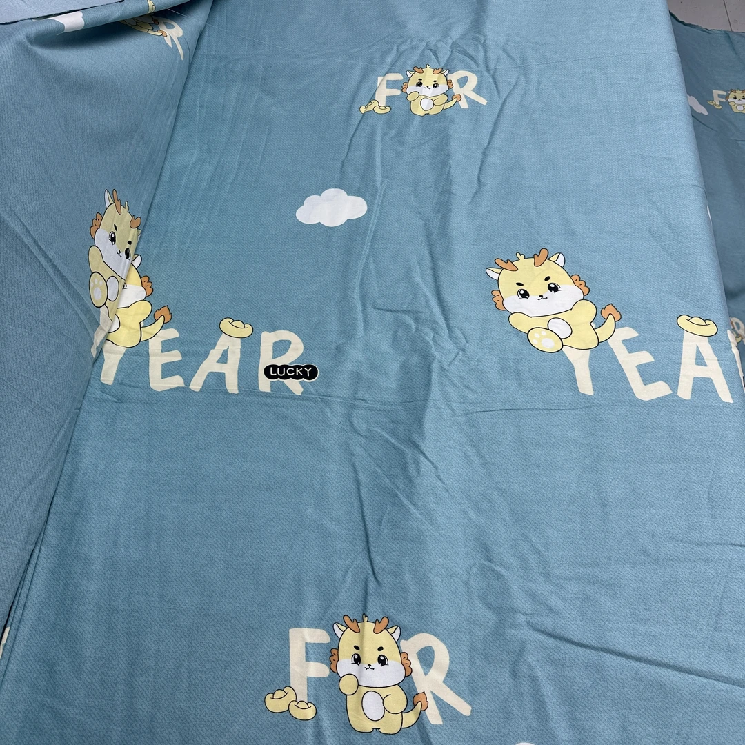 【微瑕疵】纯棉斜纹布料加厚款，小恐龙