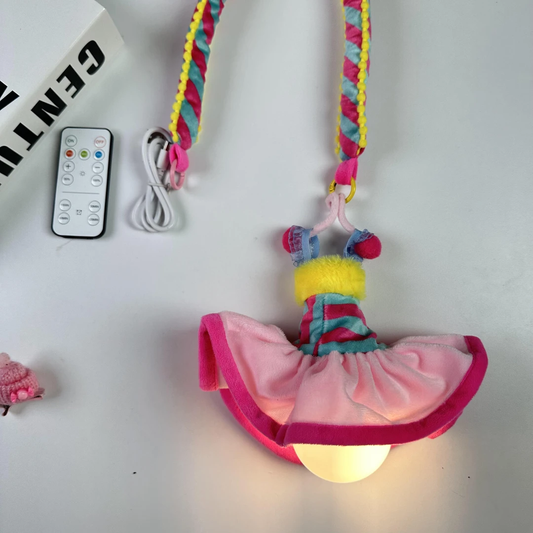 芭蕾少女小夜灯便携式多巴胺装饰摆件高颜值露营卧室儿童房氛围灯