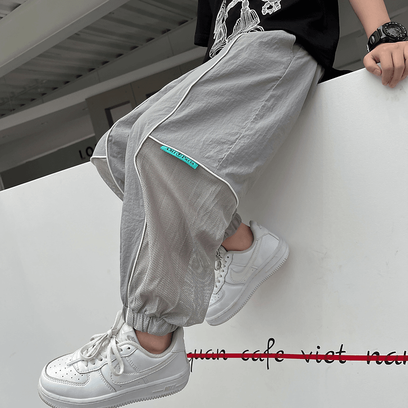 儿童装男童夏装防蚊裤2024新款中大童薄款夏季宽松休闲男孩裤子潮