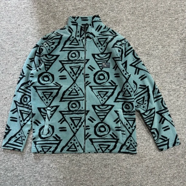 RC男士摇粒绒秋冬保暖立领外套拉链开衫卫衣