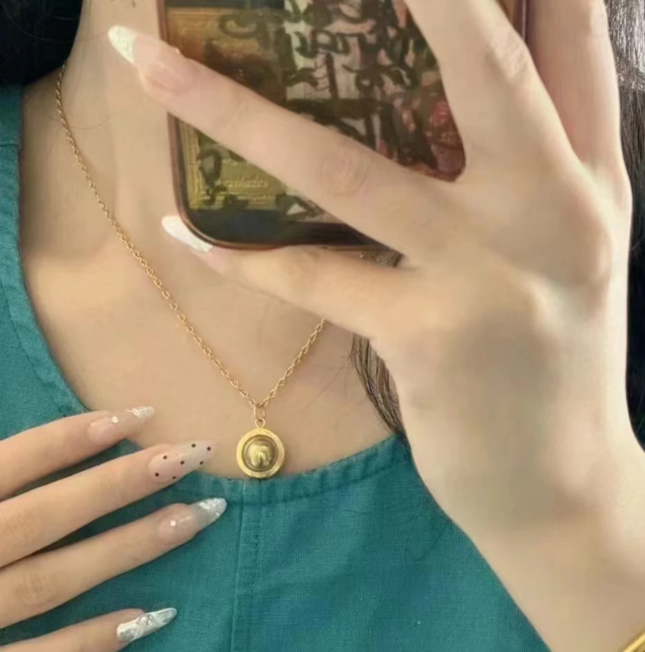 收藏级 吸米星圆珠吊坠+925链条 LG1579