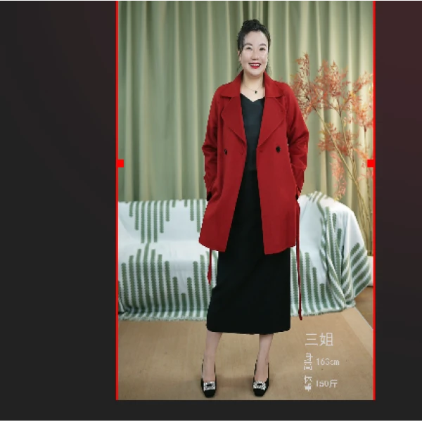 新CZM烁之悦新款设计款百搭显瘦大衣83200