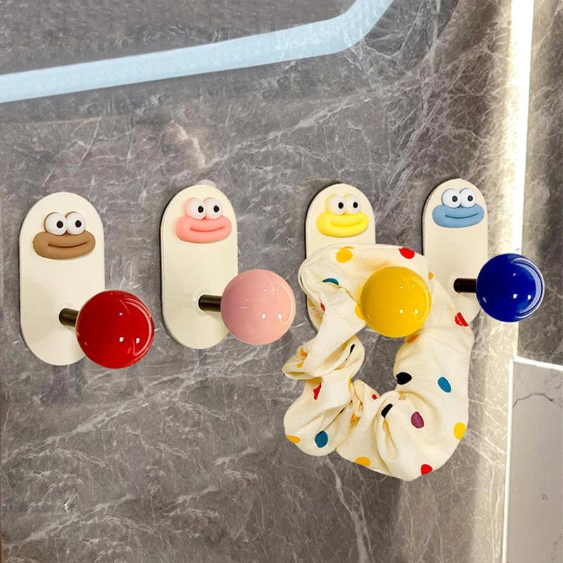 家用挂钩粘胶强力承重免打孔挂钩墙壁门后挂衣无痕粘钩浴室挂衣钩