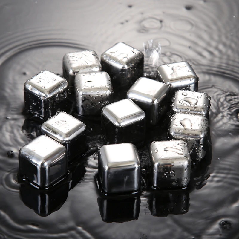 威士忌316冰镇神器酒石速冻不锈钢冰块石铁金属冰粒商用食品级