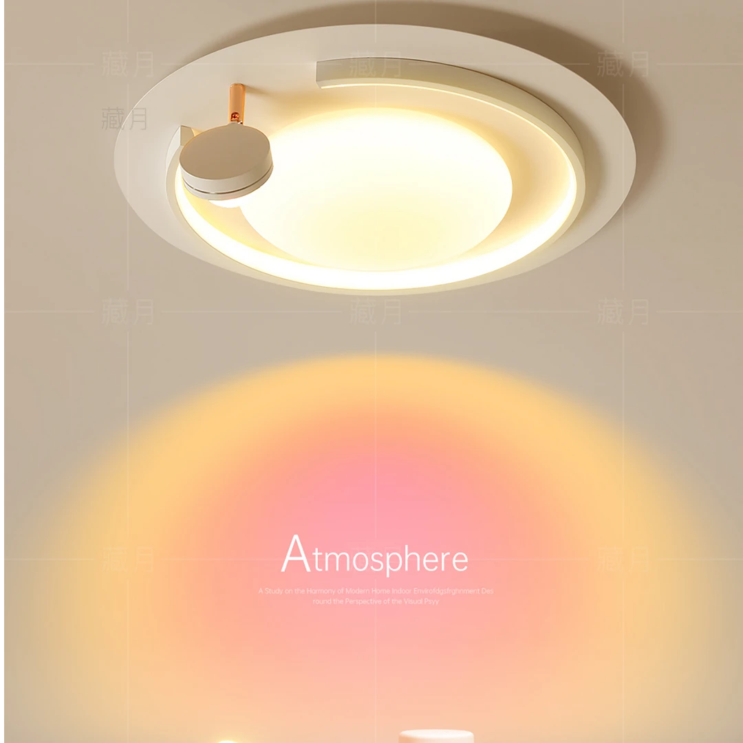 主卧室灯简约现代led吸顶灯客厅灯夕阳灯餐厅房间灯2024新款灯具