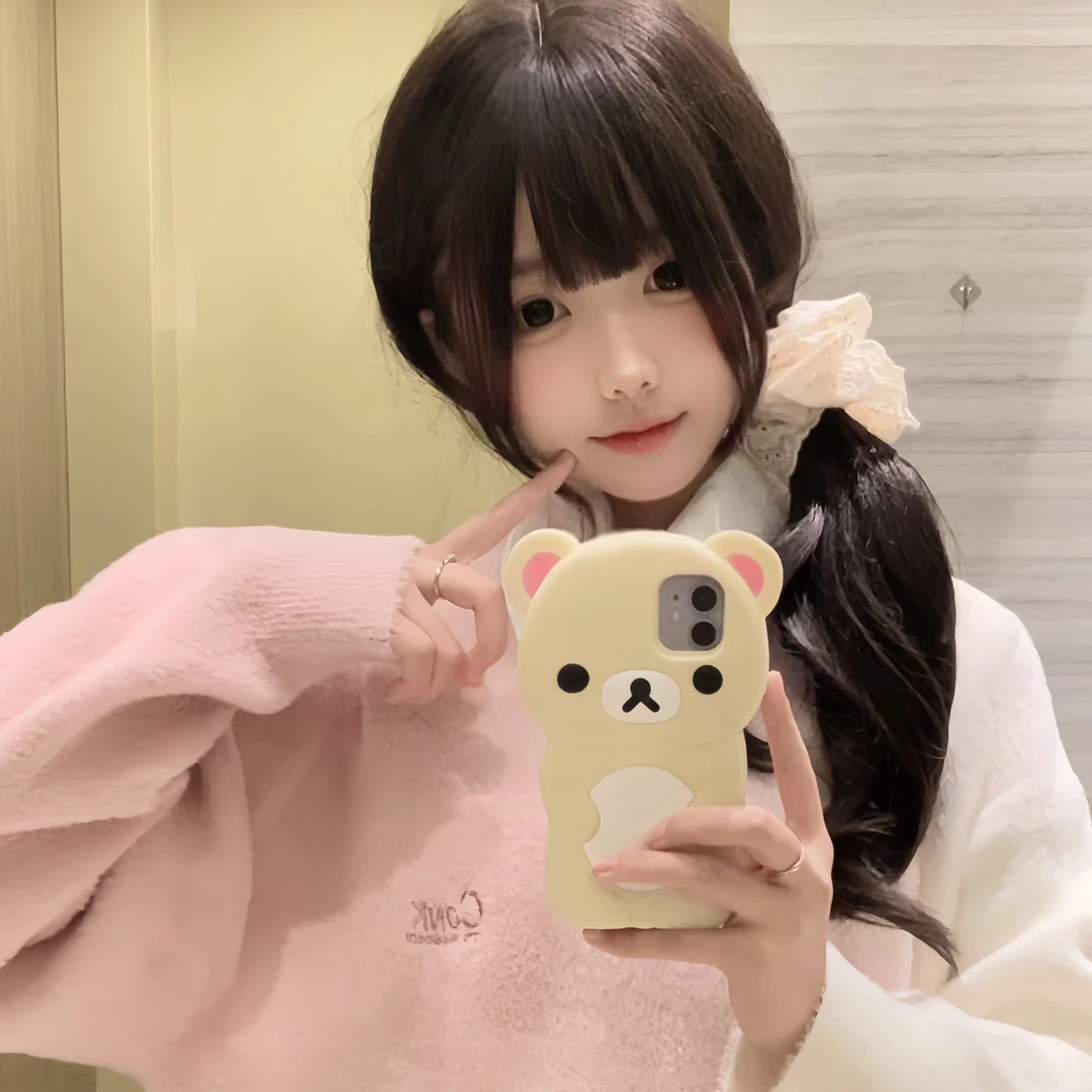 【年年同款】元气少女大波浪冷棕色假发网红款