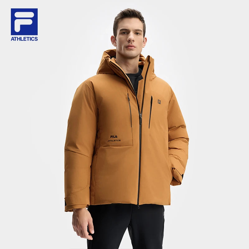 斐乐情侣羽绒服24冬季新款防风鹅绒服户外保暖外套A11M441909F