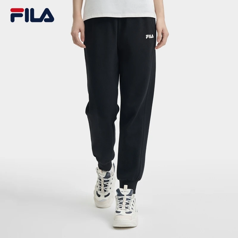 斐乐官方女士2024冬新款休闲简约舒适收口运动裤F11W448606F