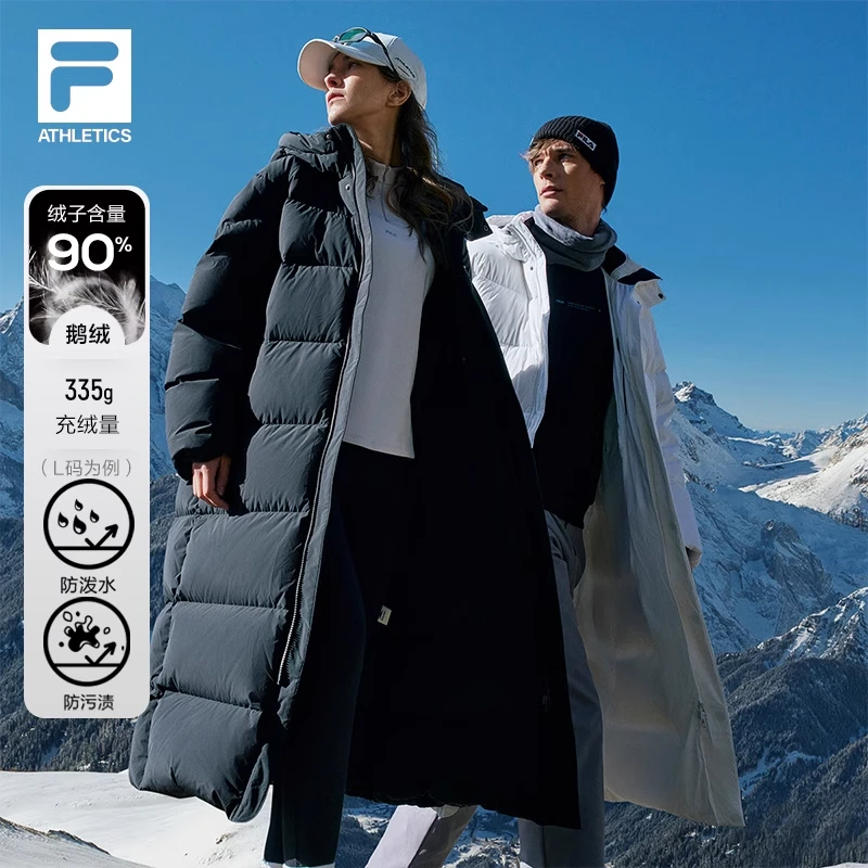 【定金活动】斐乐官方情侣款24冬季新款长款鹅绒服-A51M441901F