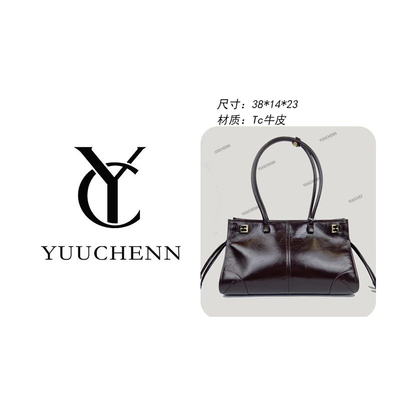 YUUCHENN/38cm-原创设计高定真皮包 HH169