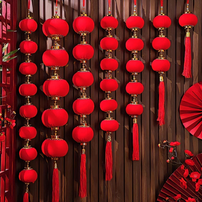 新年过春节小灯笼2026马年装饰户外连串挂饰搬家布置挂件