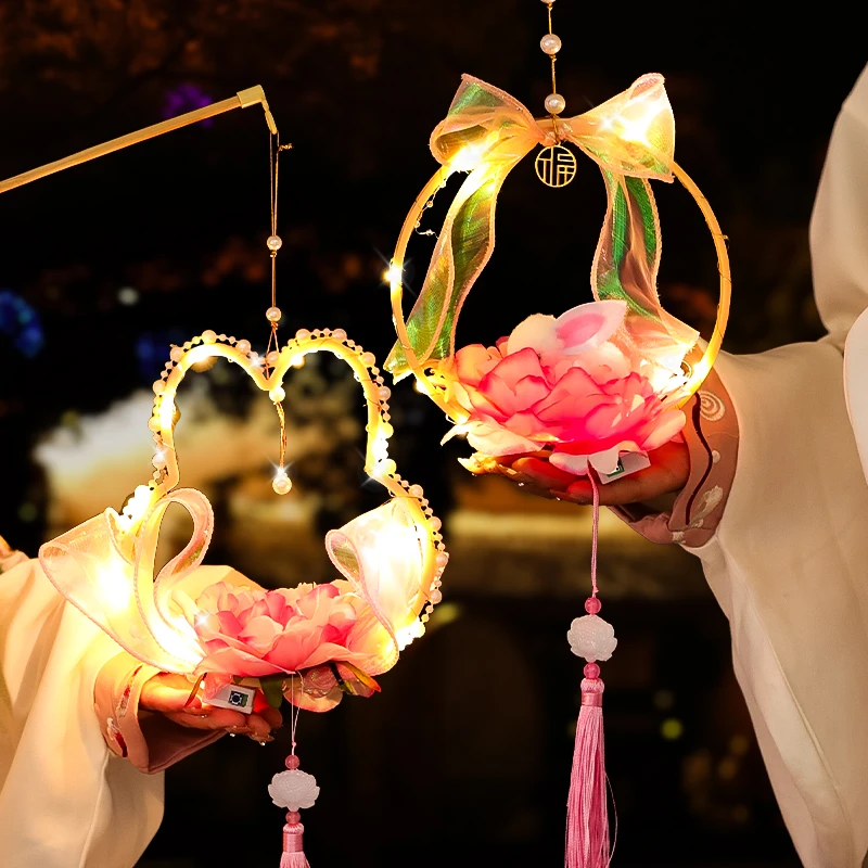 文仙亦言中秋节儿童兔子灯笼手工diy制作材料包 2024新款手提玉兔