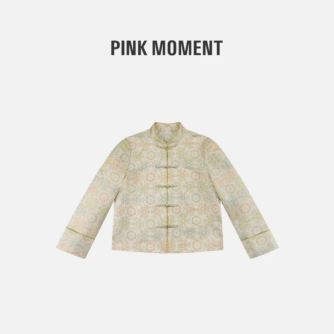 PM “古色风雅” 宝相花立领中式国风外套 NC1D0853