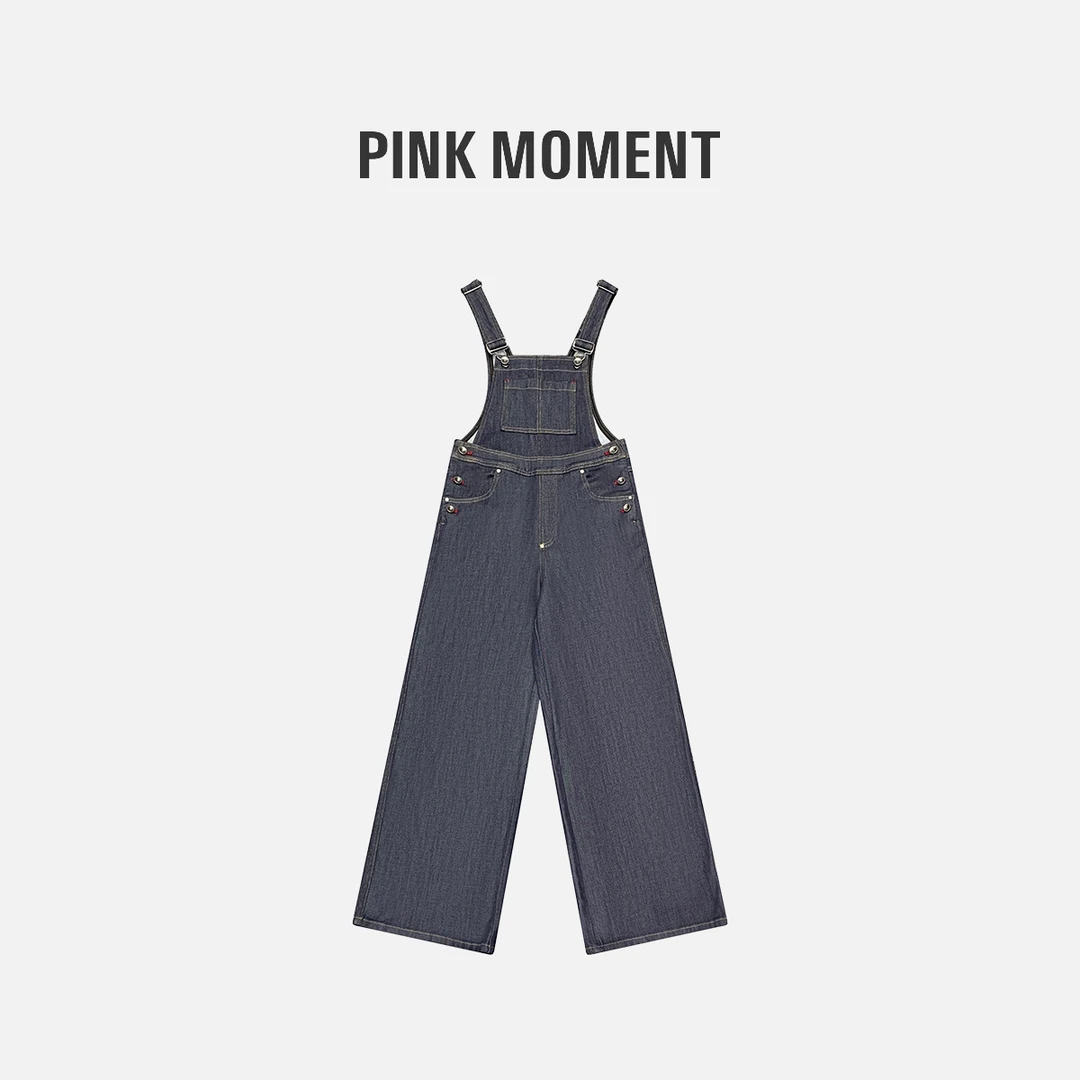 PM “牛仔甜心” 牛仔背带裤 NC1C0126