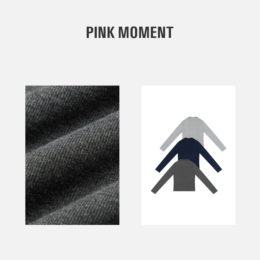 PM “首尔氛围” 纯色半高领打底T恤 NC1D0542