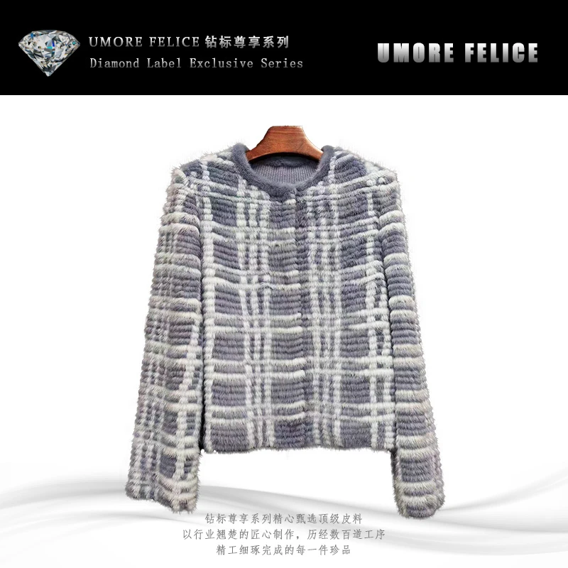 UMORE FELICE华斯皮草【叶可可专享】皮草大衣毛毛外套冬日保暖服饰