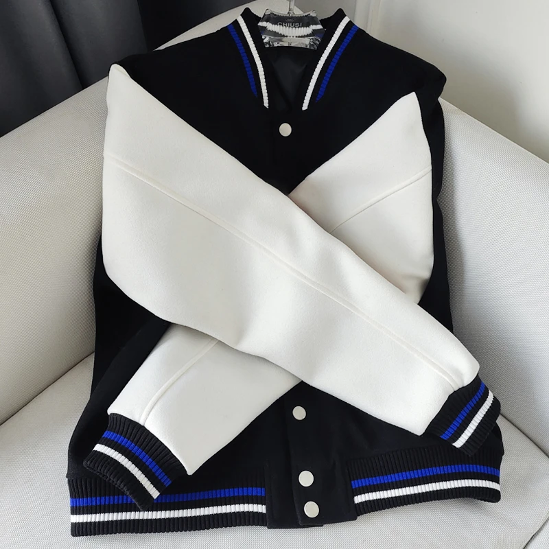 JY2WT1576秋冬卡通小熊公仔百搭男女同款时尚棒球服外套