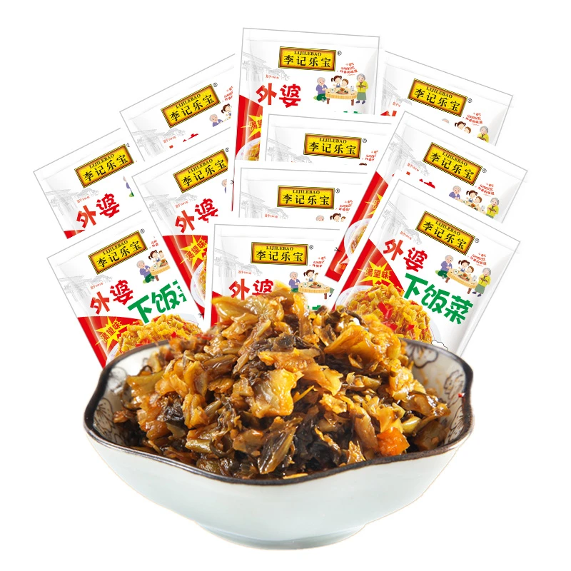 【主播推荐】外婆下饭菜 腌制小咸菜 解腻小菜榨菜58g/袋