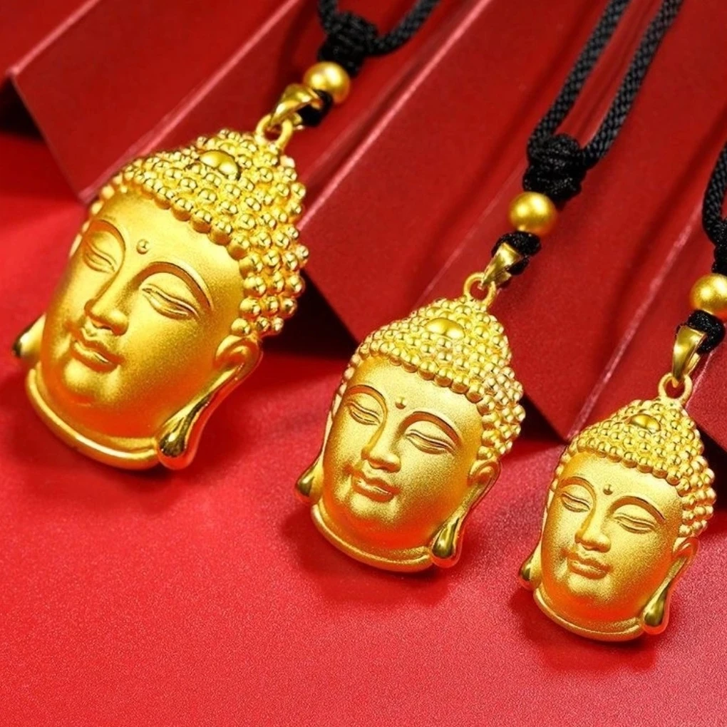 合金吊坠 佛头吊坠精美编绳