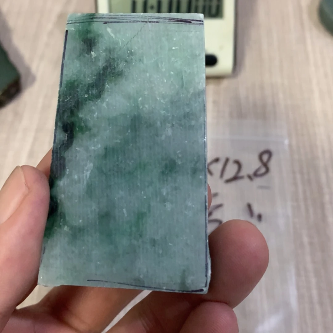 【闪购商品】定制翡翠未镶嵌史*文毛料不包工不包抛