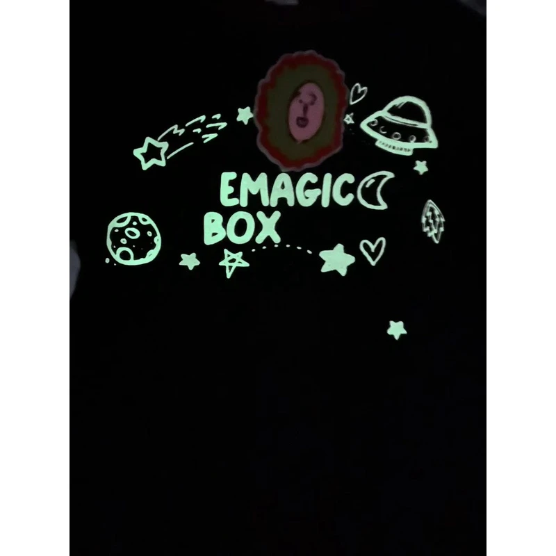 -潮牌童装定制”夜光飞行员“儿童春秋限量款长袖T恤78801