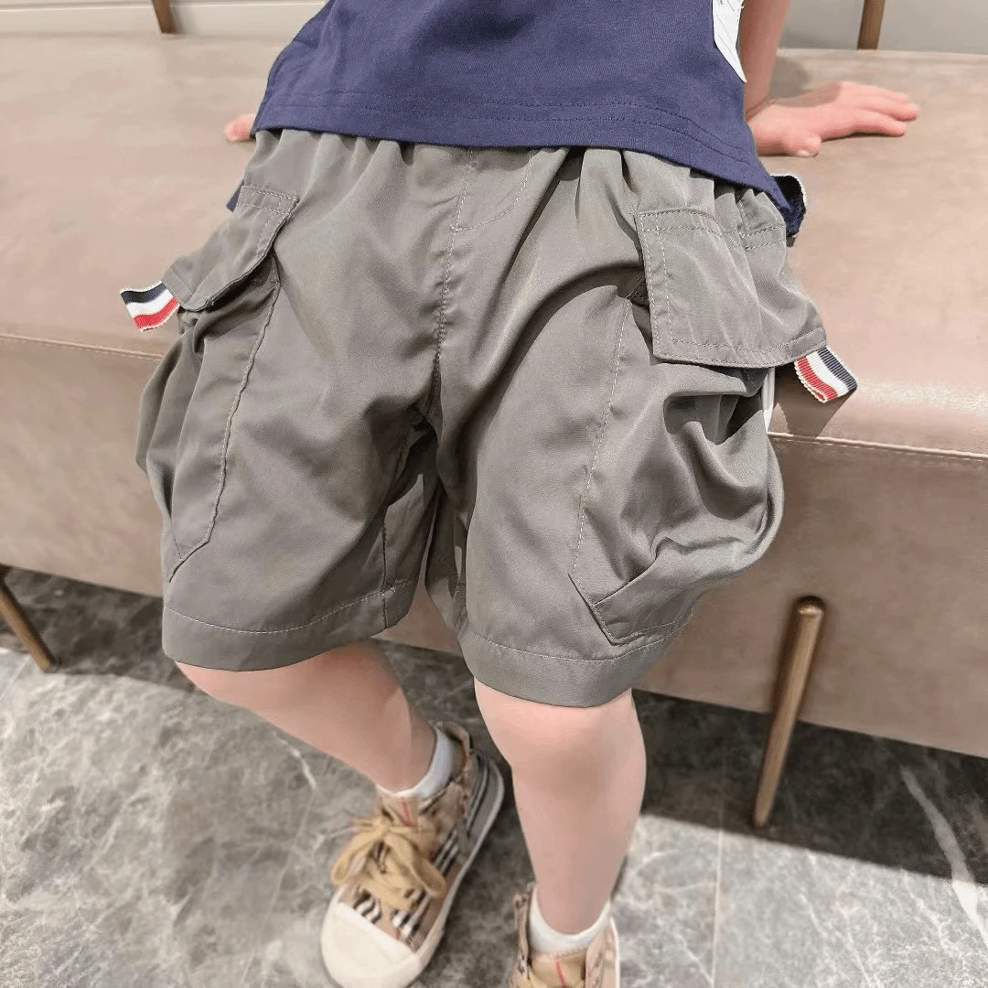 -潮牌童装定制“荷叶包”儿童限量款夏季短裤47818