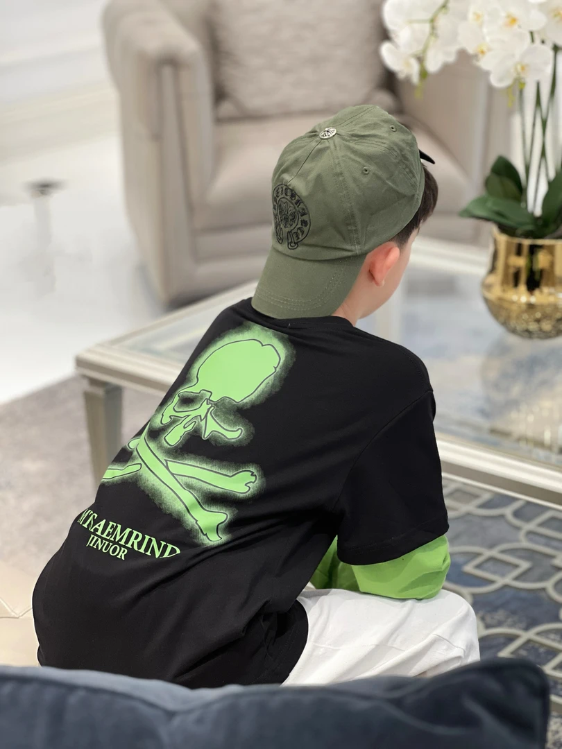 -潮牌童装定制”温柔萤火虫“儿童春秋限量款长袖T恤99362