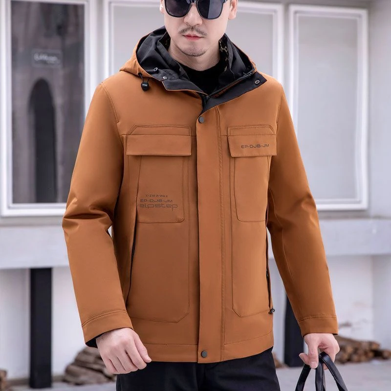 男士冬季抗寒保暖派克服外套新款