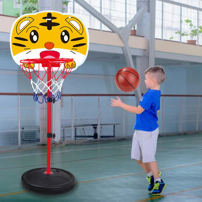 儿童篮球架室内外篮筐可升降铁杆投篮框幼儿园球类运动玩具男孩