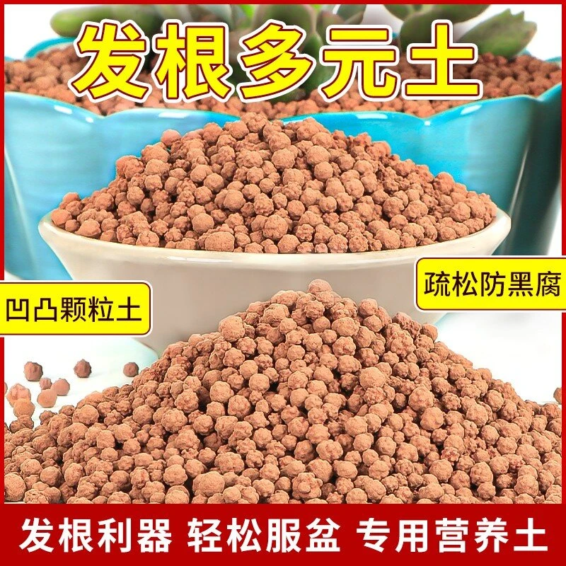多元土纯颗粒活力土全颗粒透气铺面石球球土多肉肉植物专用营养土