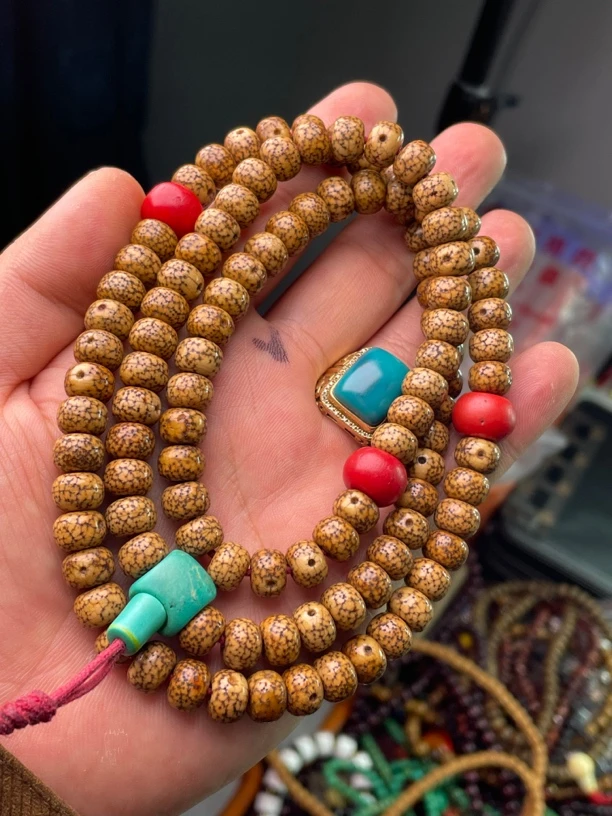 藏传老星月菩提子