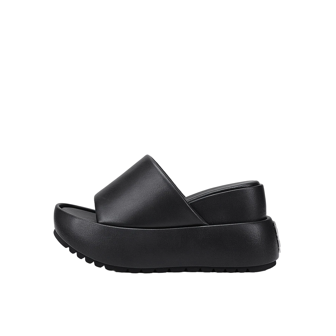 设计师款拖鞋女外穿新款厚底小个子增高9cm百搭一字凉拖G2AS0601