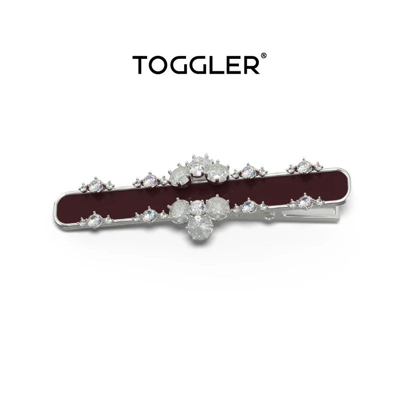 TOGGLER/托格乐冰花棕色长发夹发夹520礼物